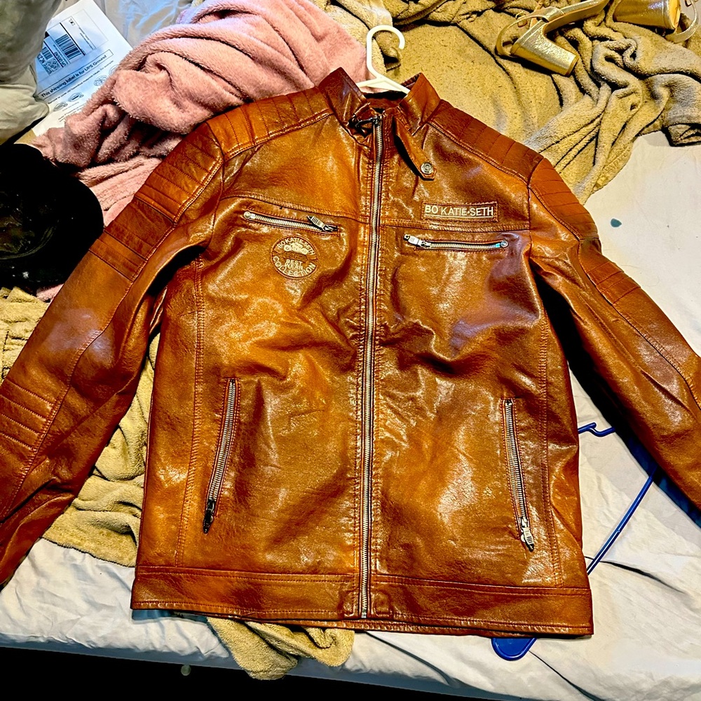 Leather jacket size medium